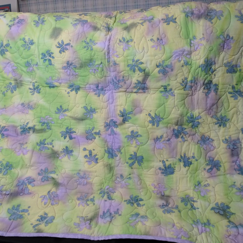 Hand Crafted Cat Lap Quilt Stunning 40" x 39" - Picture 13 of 16